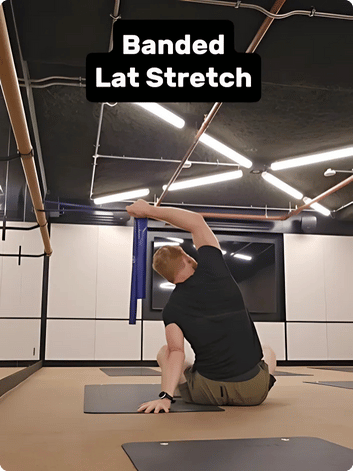 Banded Lat Back Stretch
